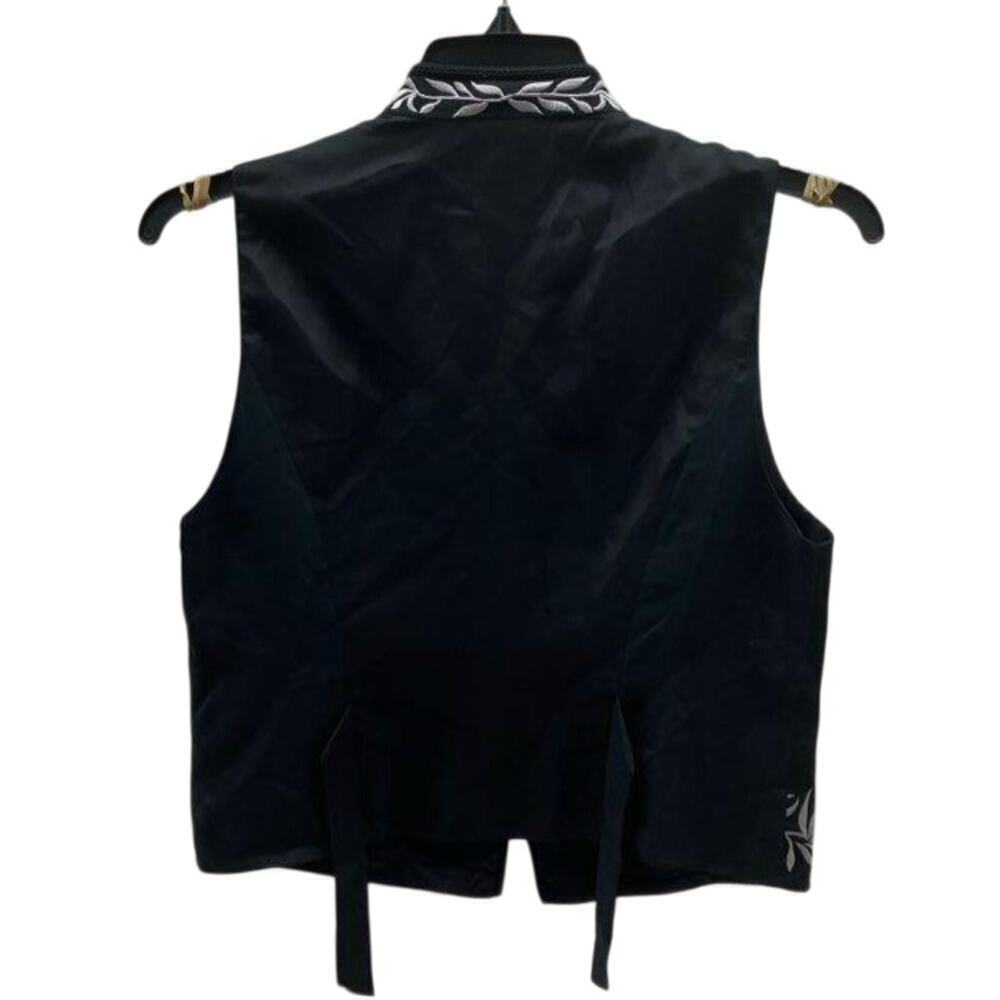 Vintage Silk Embroidered Vest – Spenser Jeremy Small New with tags - Picture 3 of 6